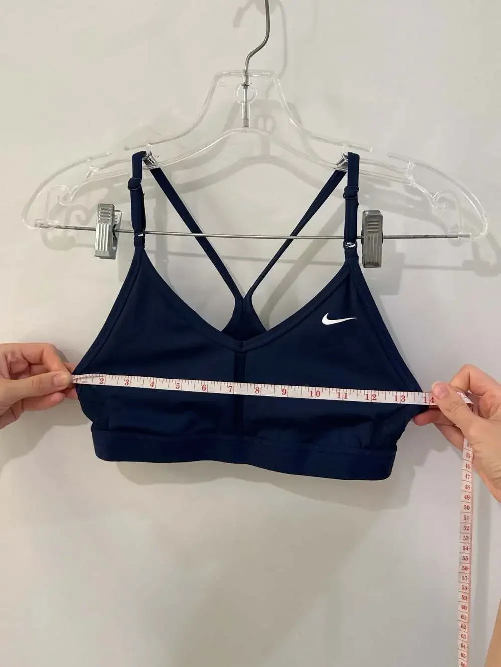 Nike Team Indy V-Neck Sports Bra Women's Small Black DJ8523
